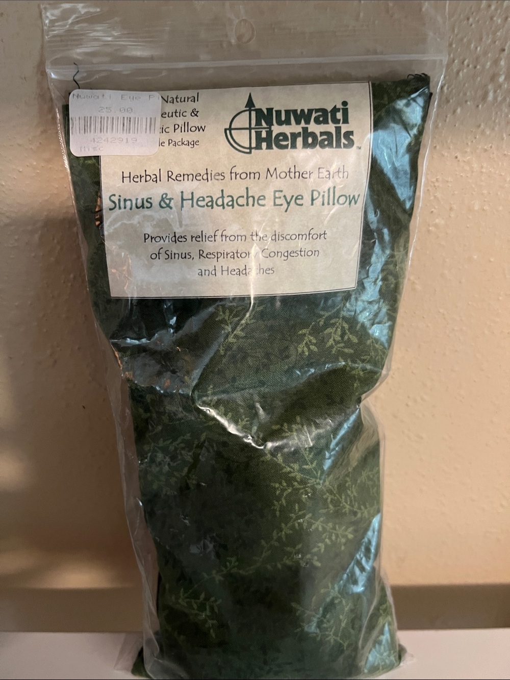 Green Sinus & Headache Eye Pillow
